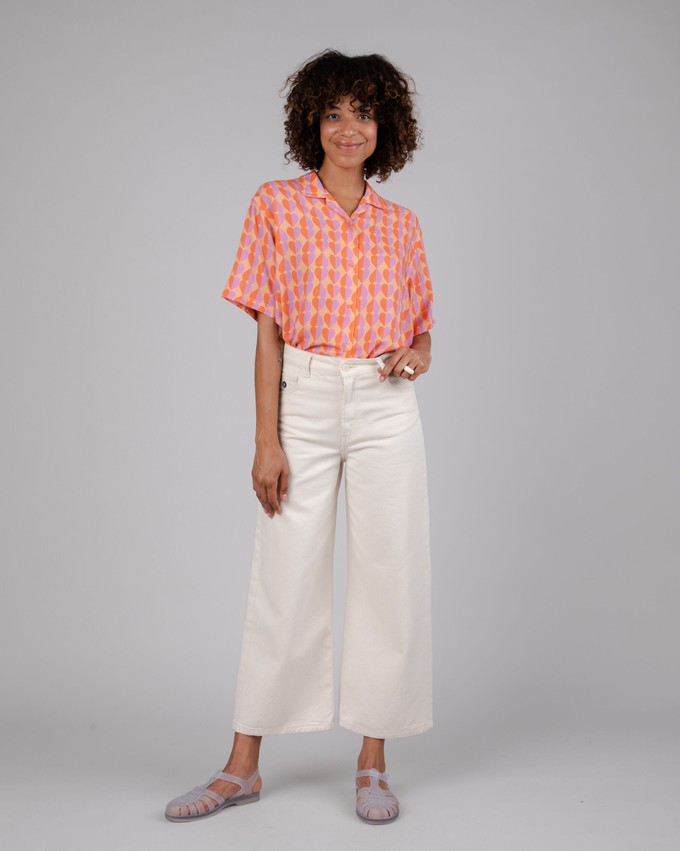 Gummie Aloha Blouse Coral from Brava Fabrics Gummie Aloha Blouse Coral from Brava Fabrics