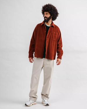 Corduroy Overshirt Copper from Brava Fabrics