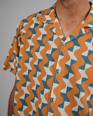 Big Tiles Aloha Ochre from Brava Fabrics
