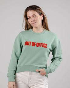 Out of Office Sweatshirt Mint via Brava Fabrics