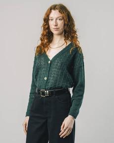 Lace Cardigan Green van Brava Fabrics