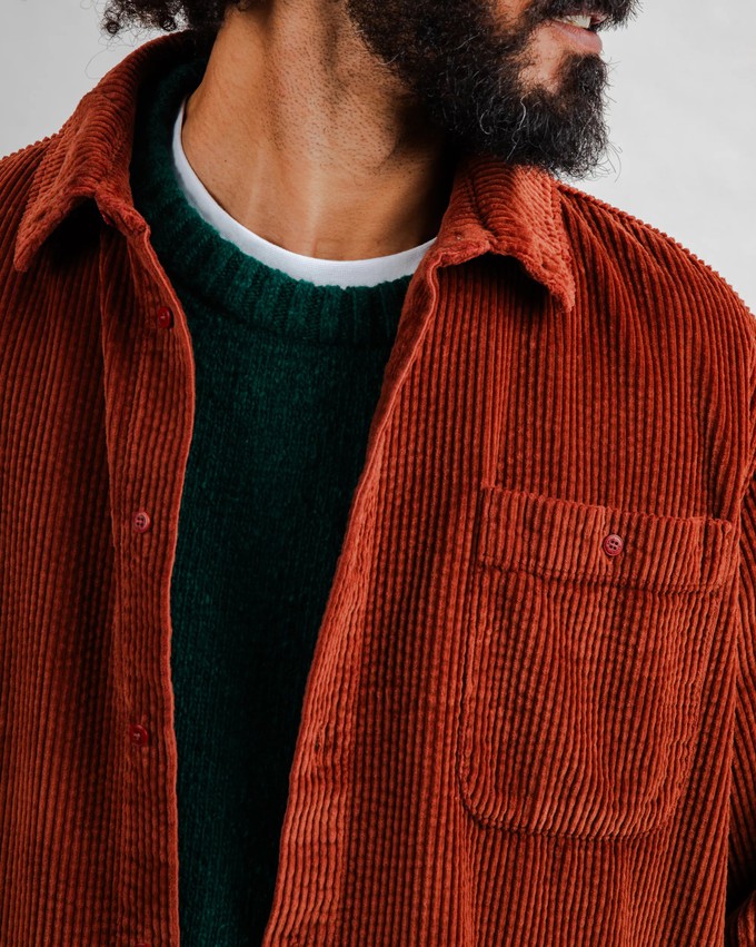 Corduroy Overshirt Copper from Brava Fabrics