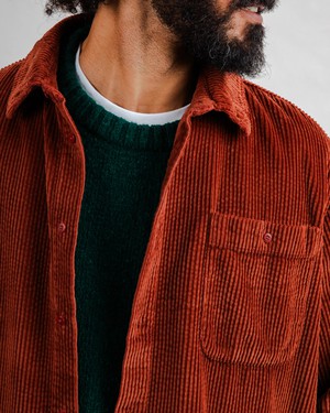 Corduroy Overshirt Copper from Brava Fabrics