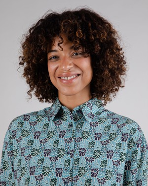 Spring Boxy Blouse Blue from Brava Fabrics Spring Boxy Blouse Blue from Brava Fabrics