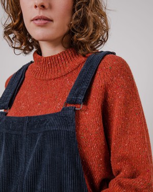 Workwear Corduroy Overall Navy from Brava Fabrics