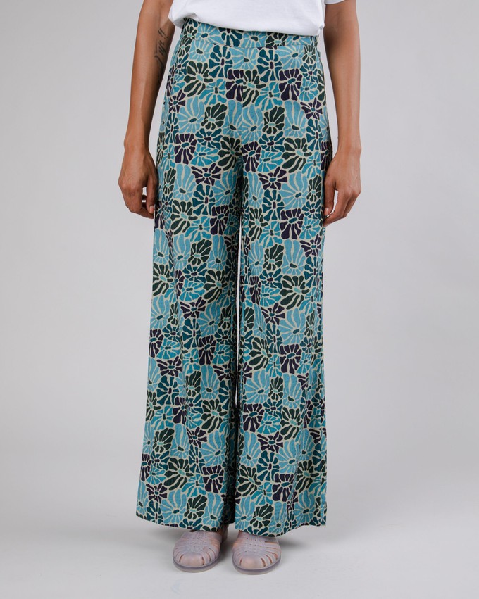 Spring Wide Leg Pants Blue from Brava Fabrics