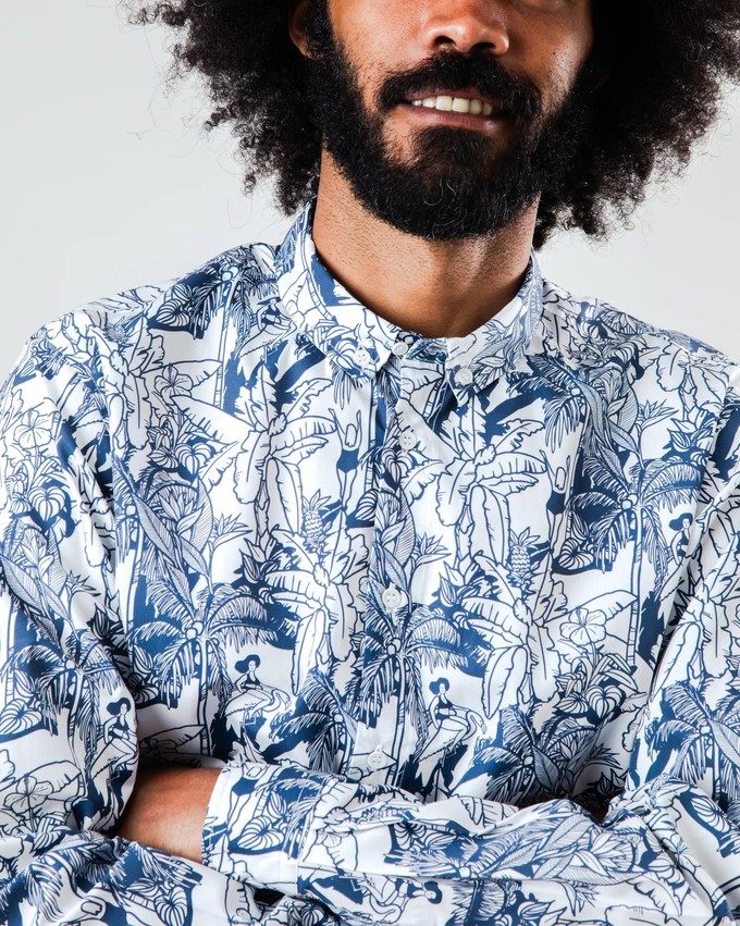 Helios Shirt Navy from Brava Fabrics