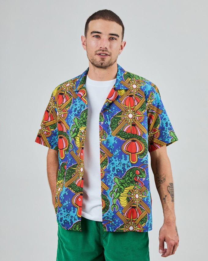 Atari Centipede Aloha Shirt from Brava Fabrics