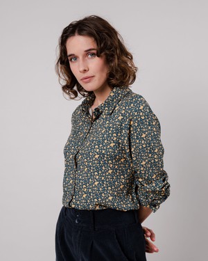 Peanuts Woodstock Blouse Navy from Brava Fabrics
