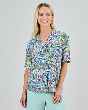 This is Asis Aloha Blouse from Brava Fabrics