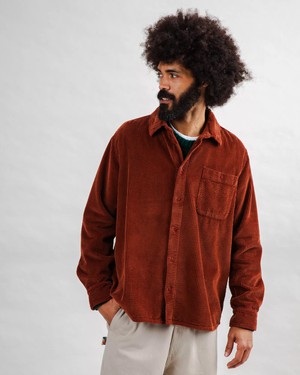 Corduroy Overshirt Copper from Brava Fabrics