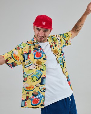Chiringuito Aloha Shirt Yellow from Brava Fabrics