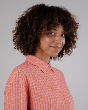 Gummie Boxy Blouse Coral from Brava Fabrics Gummie Boxy Blouse Coral from Brava Fabrics