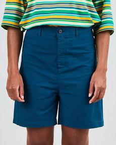 High Waist Shorts Blue via Brava Fabrics