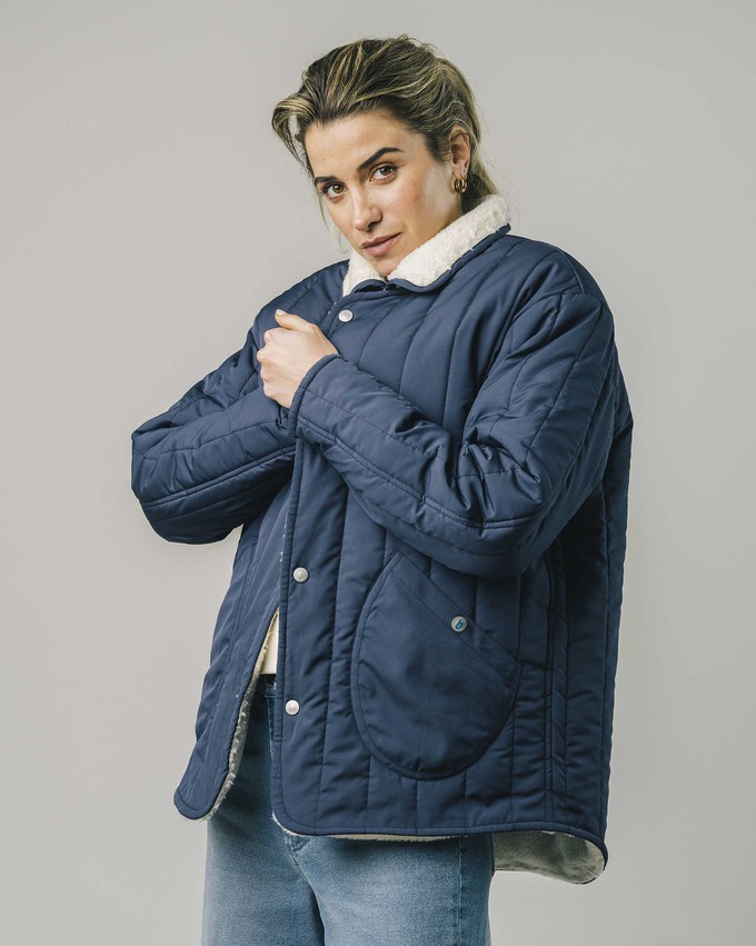 Padded Jacket Navy from Brava Fabrics