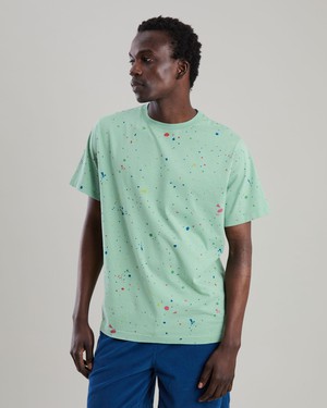 Splash Paint Tshirt Green from Brava Fabrics