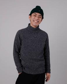 Perkins Wool Sweater Grey via Brava Fabrics