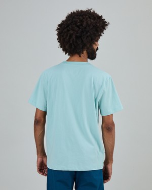 Asis Percales Kikiriki Oversize T-Shirt blue from Brava Fabrics