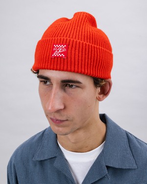 Wool Beanie Red from Brava Fabrics