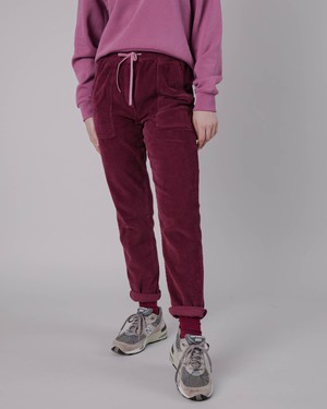 Patch Pocket Corduroy Pants Prune from Brava Fabrics