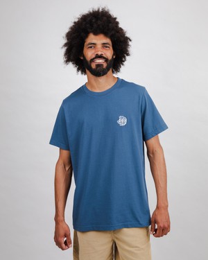 Asis Percales Tigris Regular T-Shirt Blue from Brava Fabrics