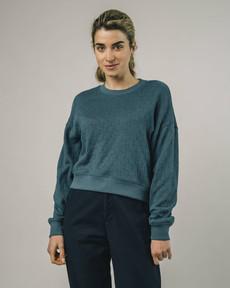 Lace Sweater Petrol van Brava Fabrics