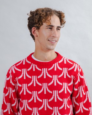 Atari Sweater Monogram Jacquard from Brava Fabrics