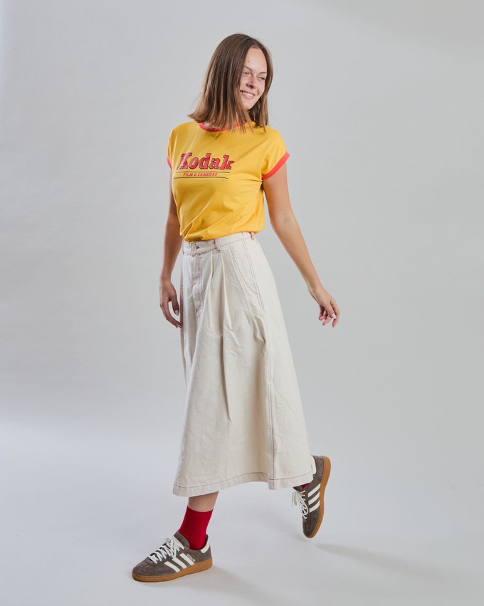 Kodak Retro FIlm Tee W Yellow from Brava Fabrics