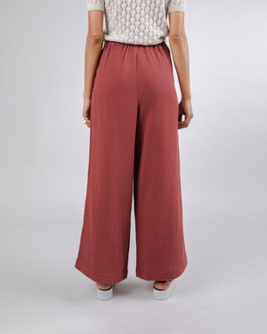 Bubble Wide Leg Pant Chilli from Brava Fabrics