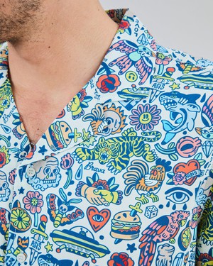 This is Asis Aloha Shirt from Brava Fabrics
