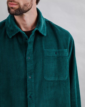 Corduroy Overshirt Green from Brava Fabrics
