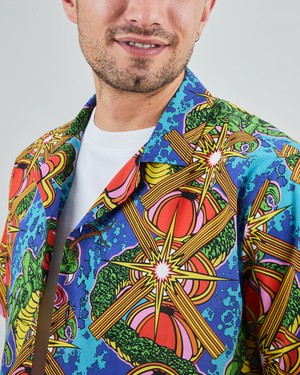 Atari Centipede Aloha Shirt from Brava Fabrics