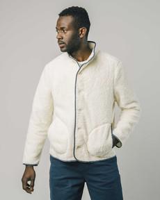 Fleece Jacket Ecru via Brava Fabrics