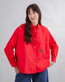 Oversize Red Shirt via Brava Fabrics