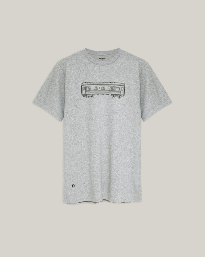 Wagon T-Shirt Grey Melange from Brava Fabrics