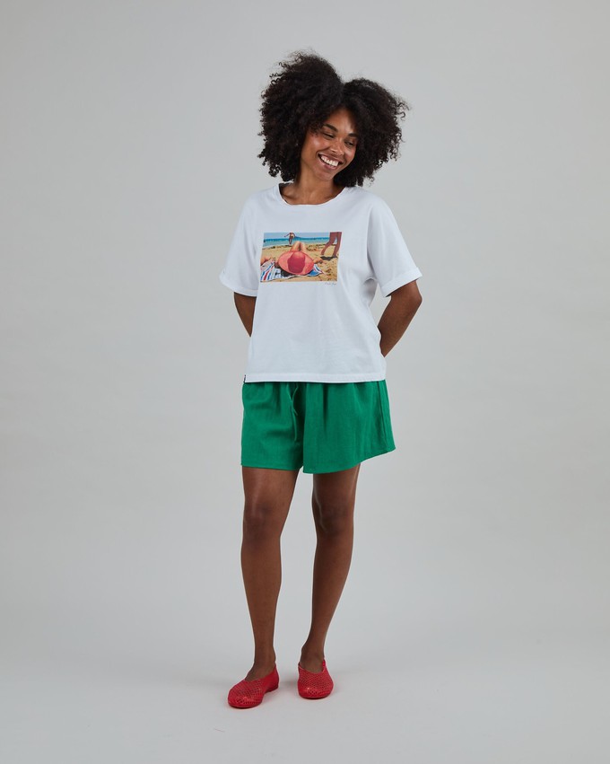 This is Spain by Martin Parr Magnum Oversize Tee White from Brava Fabrics