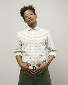 Fixed Gear Rider Printed Shirt van Brava Fabrics