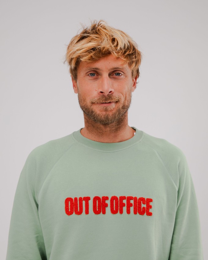 Out Of Office Sweatshirt Mint from Brava Fabrics