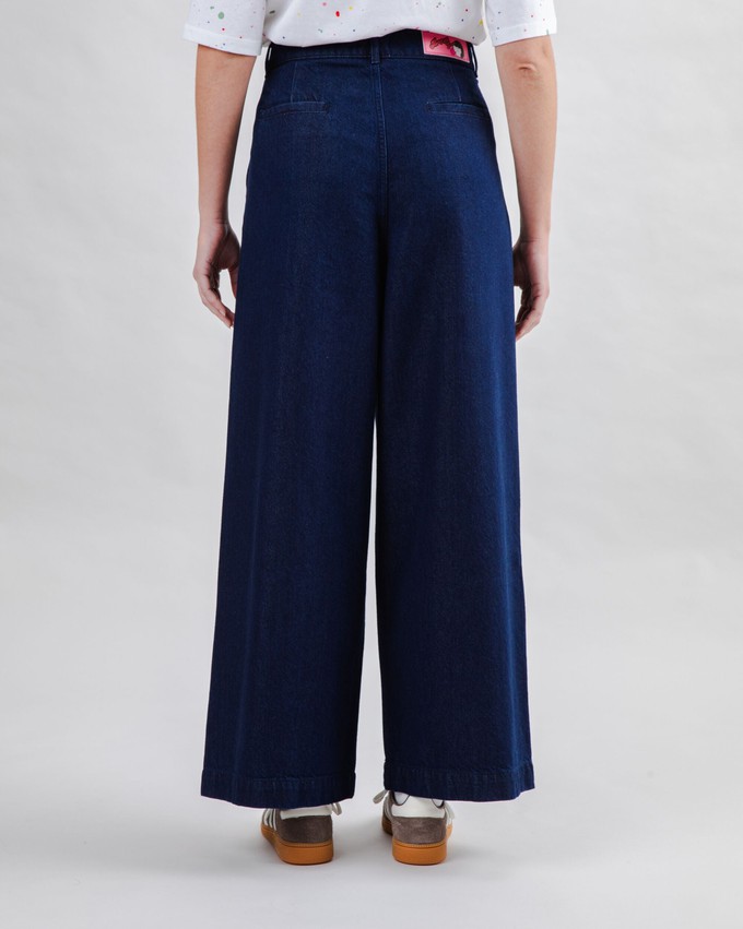 Wide Leg Pants Denim Dark from Brava Fabrics