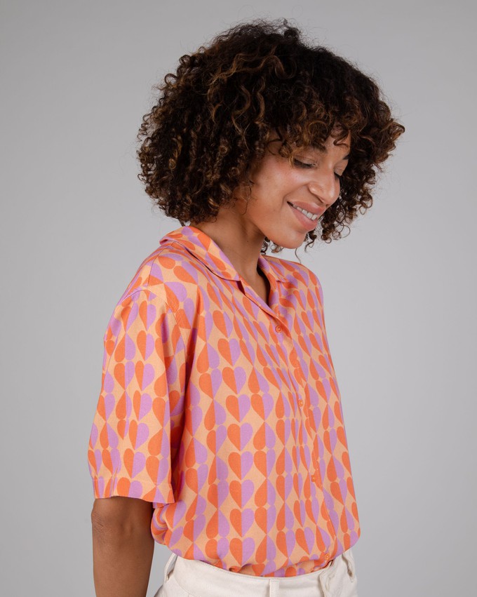 Gummie Aloha Blouse Coral from Brava Fabrics Gummie Aloha Blouse Coral from Brava Fabrics