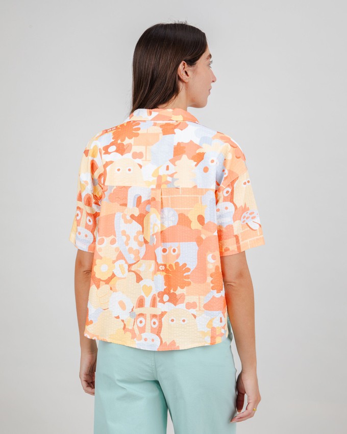 Geco Friends Oversize Cropped Blouse from Brava Fabrics