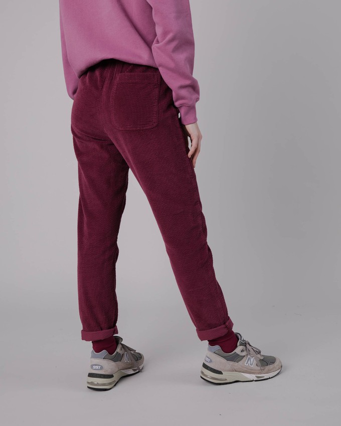 Patch Pocket Corduroy Pants Prune from Brava Fabrics