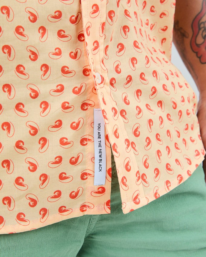 Palamos Shrimp Printed Shirt from Brava Fabrics