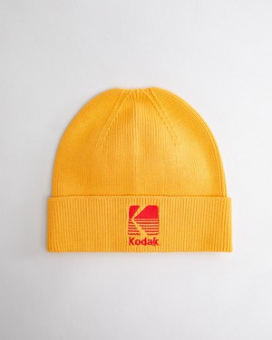 Kodak Logo Beanie Yellow from Brava Fabrics