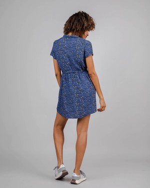 Jalapeño Short Dress Navy from Brava Fabrics