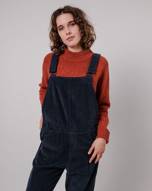Workwear Corduroy Overall Navy from Brava Fabrics