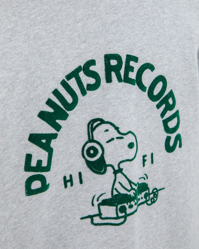 Peanuts Records Sweatshirt Grey from Brava Fabrics