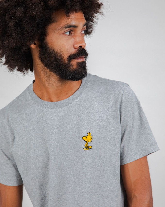Peanuts Woodstock T-Shirt Grey from Brava Fabrics