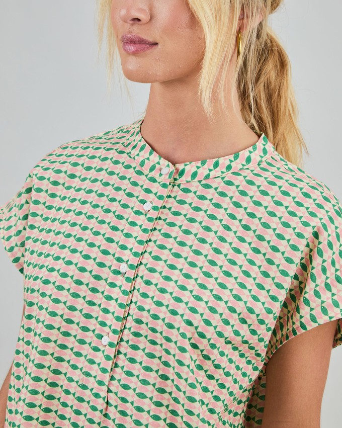 Sardinas Sleeveless Blouse Yellow from Brava Fabrics