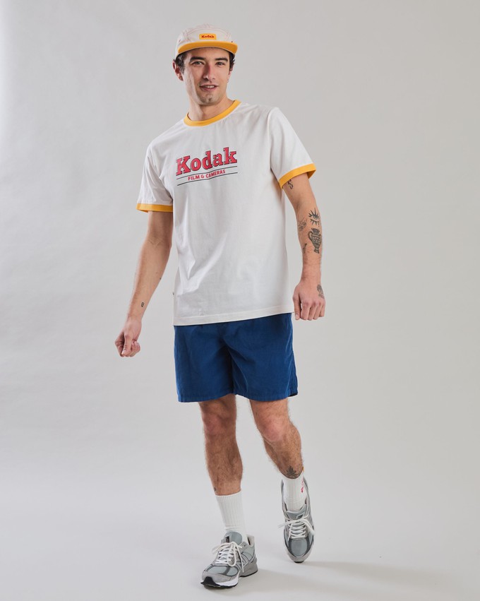 Kodak Retro FIlm Tshirt Ecru from Brava Fabrics